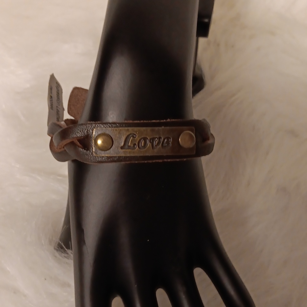 BROWN EXPRESSION LEATHER BRACELET'S